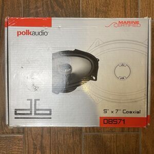 Polk Audio DB571 2-Way 5in. x 7in. Car / Marine Speaker 4 Ohm 180 Watt Used